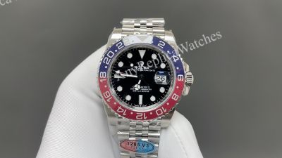 Clean Factory Rolex GMT-Master ii 40mm Pepsi Bezel 3285 Movement Watch